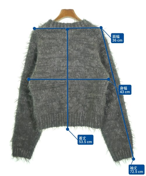 BEAUTY&YOUTH UNITED ARROWS（ビューティーアンドユースユナイテッドアローズ）ニット・セーター グレー サイズ:F レディース/2200653500010