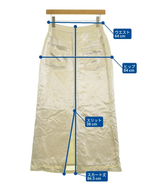 BEAUTY&YOUTH UNITED ARROWS（ビューティーアンドユースユナイテッドアローズ）ロング・マキシ丈スカート 白 サイズ:S レディース/2200653580050