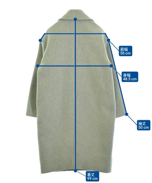 BEAUTY&YOUTH UNITED ARROWS（ビューティーアンドユースユナイテッドアローズ）チェスターコート 緑 サイズ:S レディース/2200653279015