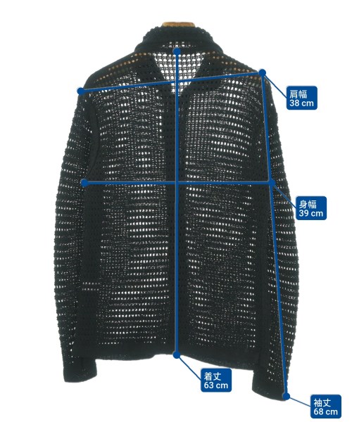 BEAUTY&YOUTH UNITED ARROWS（ビューティーアンドユースユナイテッドアローズ）カーディガン 黒 サイズ:-(M位) レディース/2200646604046