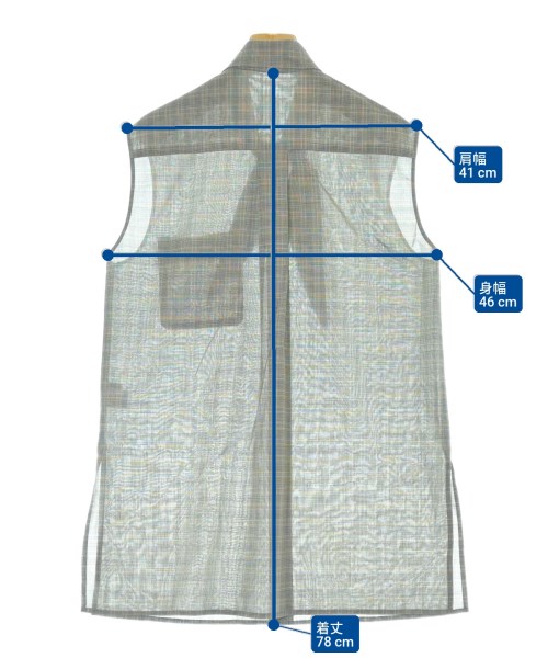 BEAUTY&YOUTH UNITED ARROWS（ビューティーアンドユースユナイテッドアローズ）ブラウス グレー サイズ:M レディース/2200650911079