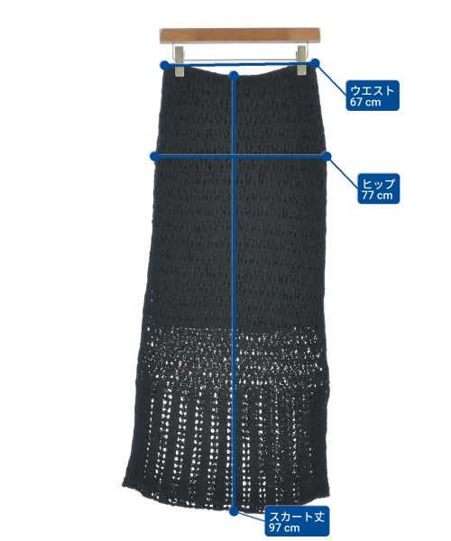 BEAUTY&YOUTH UNITED ARROWS（ビューティーアンドユースユナイテッドアローズ）ロング・マキシ丈スカート 黒 サイズ:M レディース/2200653714035