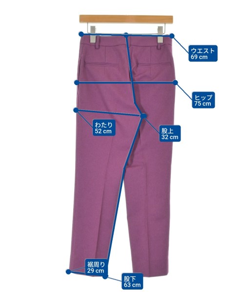 BEAUTY&YOUTH UNITED ARROWS（ビューティーアンドユースユナイテッドアローズ）スラックス 紫 サイズ:M レディース/2200653714042