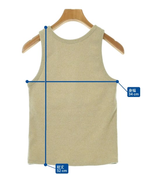 BEAUTY&YOUTH UNITED ARROWS（ビューティーアンドユースユナイテッドアローズ）タンクトップ ベージュ サイズ:-(M位) レディース/2200653714080