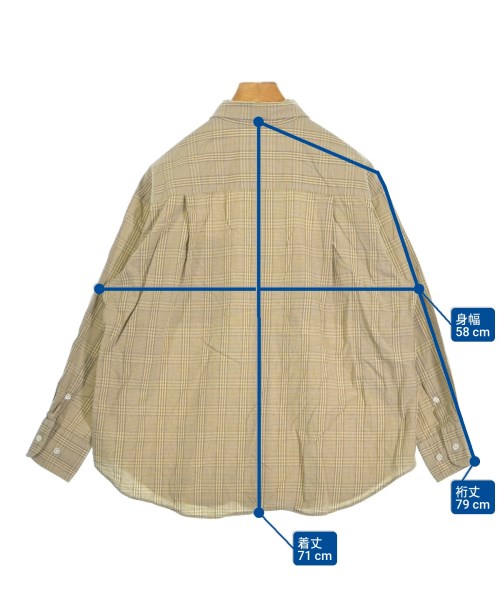 BEAUTY&YOUTH UNITED ARROWS（ビューティーアンドユースユナイテッドアローズ）カジュアルシャツ ベージュ サイズ:S レディース/2200658082023