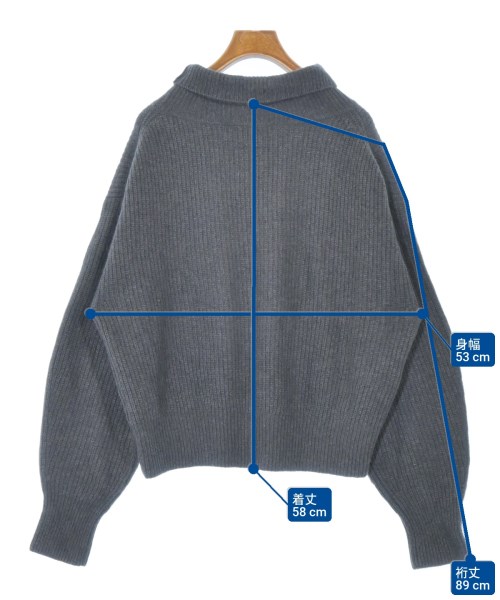 BEAUTY&YOUTH UNITED ARROWS（ビューティーアンドユースユナイテッドアローズ）ニット・セーター グレー サイズ:F レディース/2200655752011