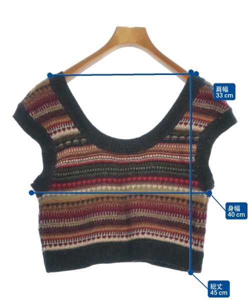 BEAUTY&YOUTH UNITED ARROWS（ビューティーアンドユースユナイテッドアローズ）ベスト/ノースリーブ グレー サイズ:-(M位) レディース/2200658548031