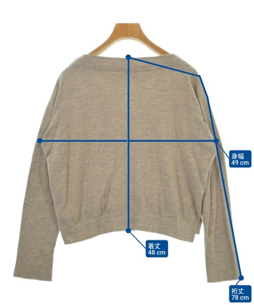 BEAUTY&YOUTH UNITED ARROWS（ビューティーアンドユースユナイテッドアローズ）ニット・セーター ベージュ サイズ:F レディース/2200655234029