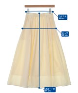 BEAUTY&YOUTH UNITED ARROWS（ビューティーアンドユースユナイテッドアローズ）ロング・マキシ丈スカート 黄 サイズ:S レディース/2200659715050