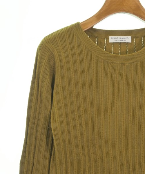 BEAUTY&YOUTH UNITED ARROWS（ビューティーアンドユースユナイテッドアローズ）ニット・セーター 黄 サイズ:-(M位) レディース/2200653811048
