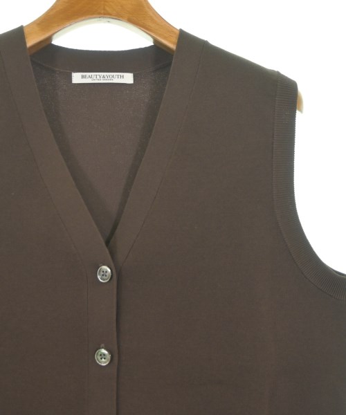 BEAUTY&YOUTH UNITED ARROWS（ビューティーアンドユースユナイテッドアローズ）ベスト/ノースリーブ 茶 サイズ:-(M位) レディース/2200658371042