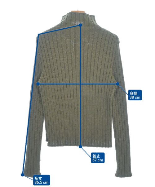 BEAUTY&YOUTH UNITED ARROWS（ビューティーアンドユースユナイテッドアローズ）ニット・セーター カーキ サイズ:-(M位) レディース/2200661116029