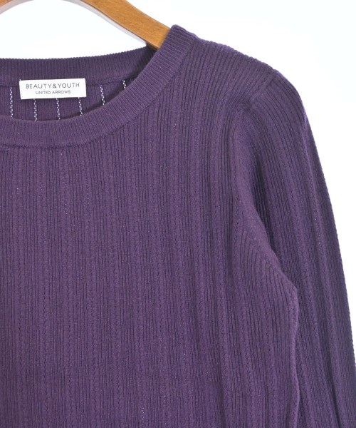 BEAUTY&YOUTH UNITED ARROWS（ビューティーアンドユースユナイテッドアローズ）ニット・セーター 紫 サイズ:-(M位) レディース/2200657120023