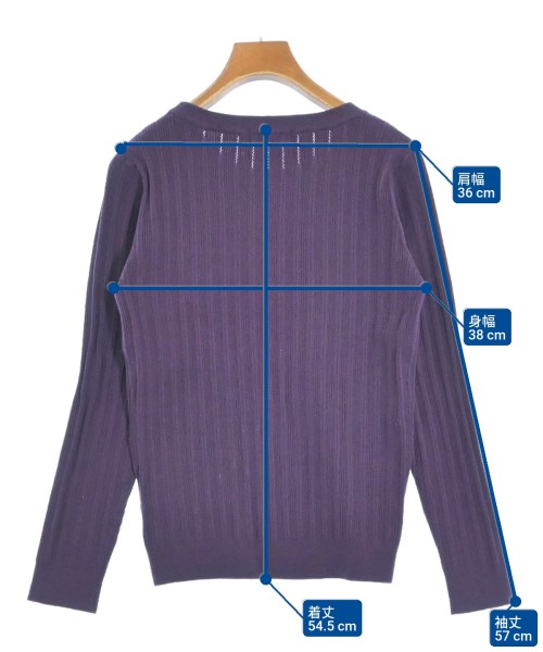 BEAUTY&YOUTH UNITED ARROWS（ビューティーアンドユースユナイテッドアローズ）ニット・セーター 紫 サイズ:-(M位) レディース/2200657120023