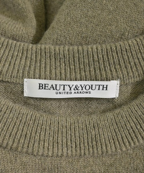 BEAUTY&YOUTH UNITED ARROWS（ビューティーアンドユースユナイテッドアローズ）ニット・セーター カーキ サイズ:F レディース/2200711212039