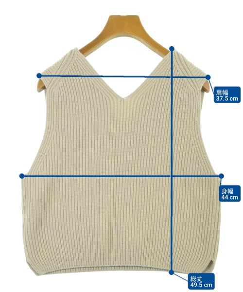 BEAUTY&YOUTH UNITED ARROWS（ビューティーアンドユースユナイテッドアローズ）ベスト/ノースリーブ 白 サイズ:-(M位) レディース/2200707293080