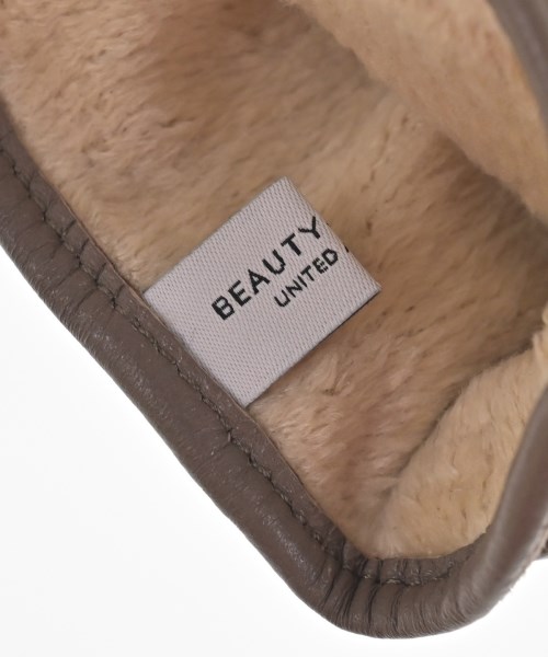 BEAUTY&YOUTH UNITED ARROWS（ビューティーアンドユースユナイテッドアローズ）手袋 茶 サイズ:- レディース/2200707949031