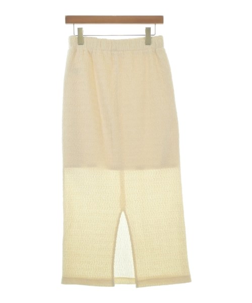 BEAUTY&YOUTH UNITED ARROWS（ビューティーアンドユースユナイテッドアローズ）ロング・マキシ丈スカート 白 サイズ:M レディース/2200708612019