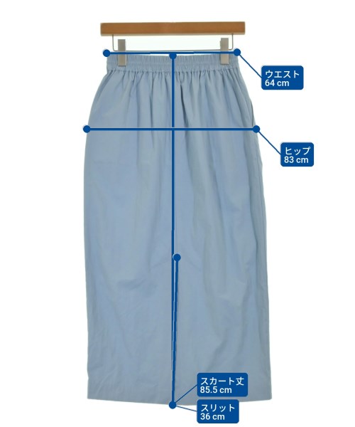 BEAUTY&YOUTH UNITED ARROWS（ビューティーアンドユースユナイテッドアローズ）ロング・マキシ丈スカート 青 サイズ:S レディース/2200708612057
