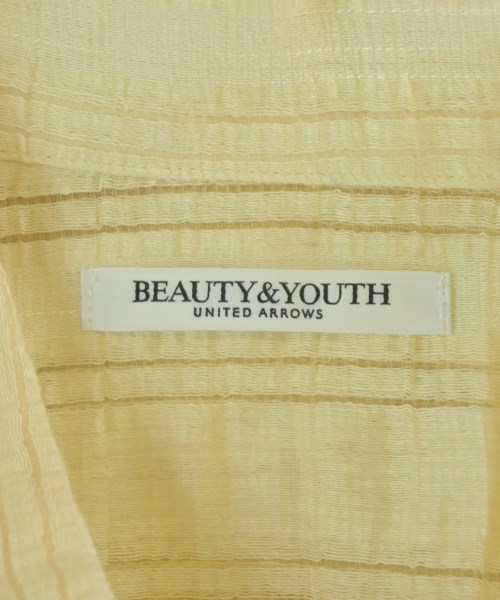 BEAUTY&YOUTH UNITED ARROWS（ビューティーアンドユースユナイテッドアローズ）カジュアルシャツ 黄 サイズ:F レディース/2200708612200