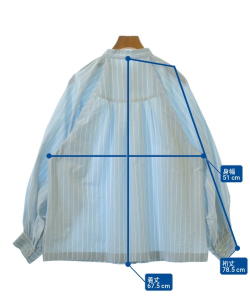 BEAUTY&YOUTH UNITED ARROWS（ビューティーアンドユースユナイテッドアローズ）ブラウス 青 サイズ:-(M位) レディース/2200710849236