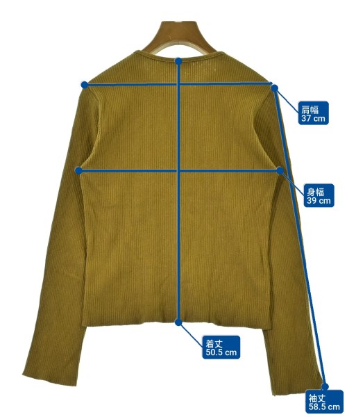 BEAUTY&YOUTH UNITED ARROWS（ビューティーアンドユースユナイテッドアローズ）カーディガン 黄 サイズ:-(S位) レディース/2200708155059