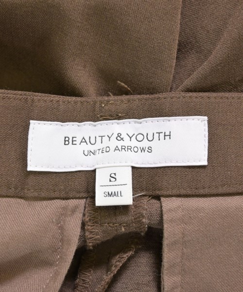 BEAUTY&YOUTH UNITED ARROWS（ビューティーアンドユースユナイテッドアローズ）スラックス 茶 サイズ:S レディース/2200708589113