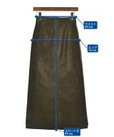 BEAUTY&YOUTH UNITED ARROWS（ビューティーアンドユースユナイテッドアローズ）ロング・マキシ丈スカート カーキ サイズ:S レディース/2200708743010