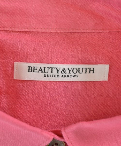 BEAUTY&YOUTH UNITED ARROWS（ビューティーアンドユースユナイテッドアローズ）カジュアルシャツ ピンク サイズ:F レディース/2200709130024
