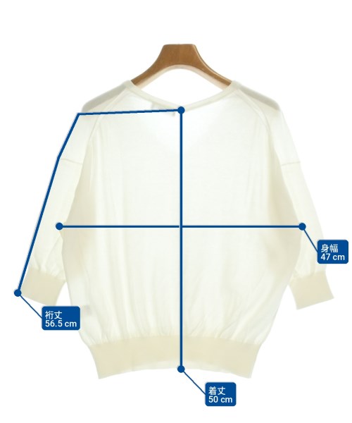 BEAUTY&YOUTH UNITED ARROWS（ビューティーアンドユースユナイテッドアローズ）ニット・セーター 白 サイズ:-(M位) レディース/2200712138017