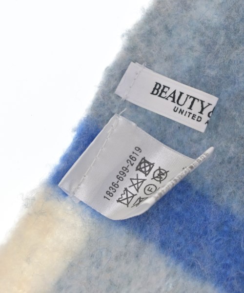 BEAUTY&YOUTH UNITED ARROWS（ビューティーアンドユースユナイテッドアローズ）マフラー 青 サイズ:- レディース/2200710082213