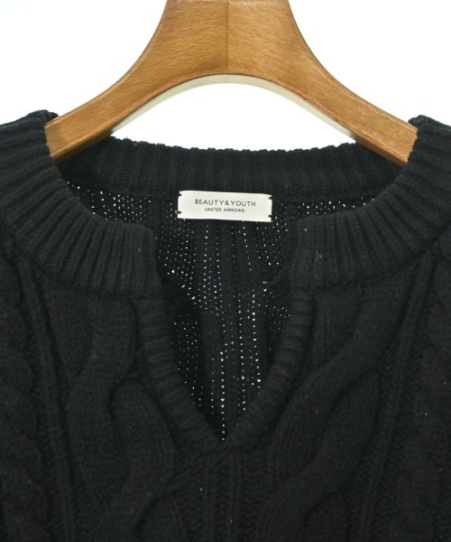 BEAUTY&YOUTH UNITED ARROWS（ビューティーアンドユースユナイテッドアローズ）ニット・セーター 黒 サイズ:F レディース/2200707295060