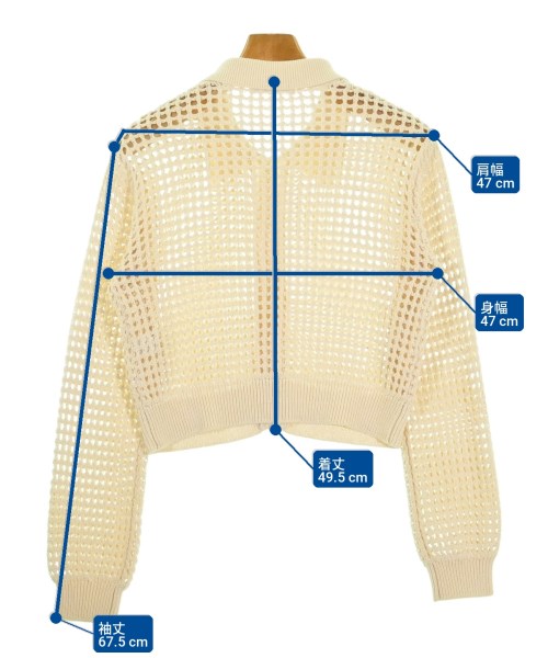 BEAUTY&YOUTH UNITED ARROWS（ビューティーアンドユースユナイテッドアローズ）カーディガン 白 サイズ:-(L位) レディース/2200714105055