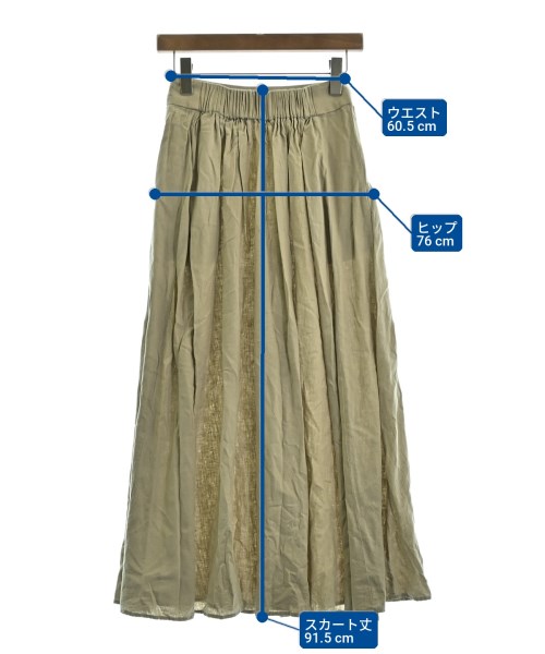 BEAUTY&YOUTH UNITED ARROWS（ビューティーアンドユースユナイテッドアローズ）ロング・マキシ丈スカート ベージュ サイズ:S レディース/2200714902111
