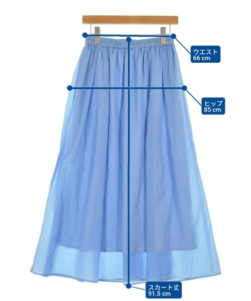 BEAUTY&YOUTH UNITED ARROWS（ビューティーアンドユースユナイテッドアローズ）ロング・マキシ丈スカート 青 サイズ:-(M位) レディース/2200715076019