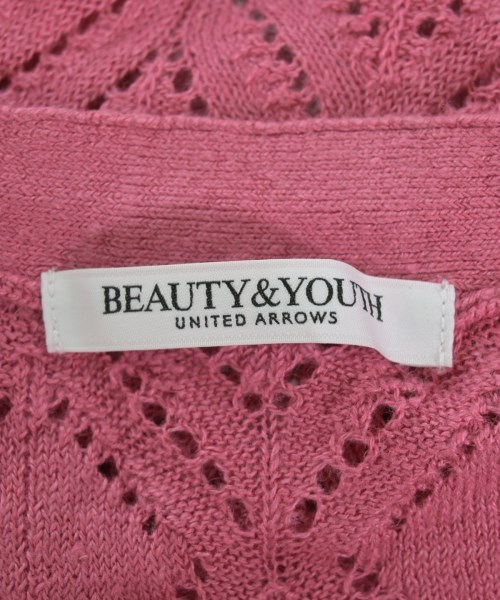 BEAUTY&YOUTH UNITED ARROWS（ビューティーアンドユースユナイテッドアローズ）カーディガン ピンク サイズ:-(M位) レディース/2200715076088