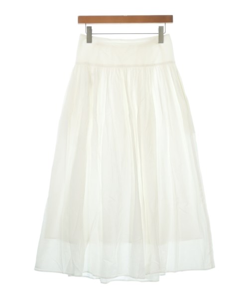 BEAUTY&YOUTH UNITED ARROWS（ビューティーアンドユースユナイテッドアローズ）ロング・マキシ丈スカート 白 サイズ:M レディース/2200688949068