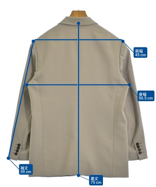 BEAUTY&YOUTH UNITED ARROWS（ビューティーアンドユースユナイテッドアローズ）テーラードジャケット グレー サイズ:S レディース/2200714352275