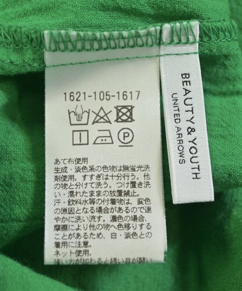 BEAUTY&YOUTH UNITED ARROWS（ビューティーアンドユースユナイテッドアローズ）ブラウス 緑 サイズ:F レディース/2200715126028