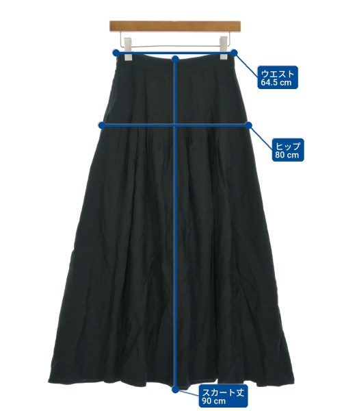 BEAUTY&YOUTH UNITED ARROWS（ビューティーアンドユースユナイテッドアローズ）ロング・マキシ丈スカート 黒 サイズ:S レディース/2200711549012