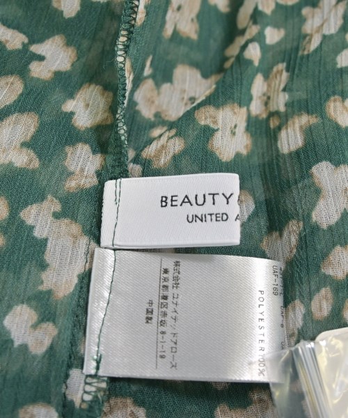 BEAUTY&YOUTH UNITED ARROWS（ビューティーアンドユースユナイテッドアローズ）ブラウス 緑 サイズ:F レディース/2200714464060