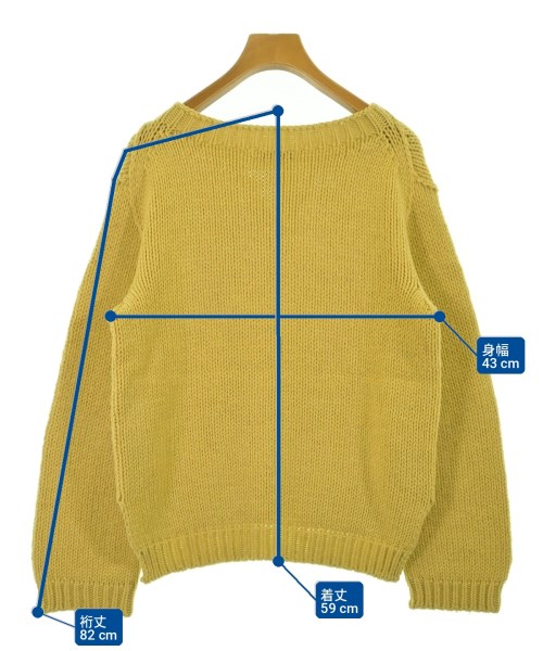 BEAUTY&YOUTH UNITED ARROWS（ビューティーアンドユースユナイテッドアローズ）ニット・セーター 黄 サイズ:-(M位) レディース/2200710272065