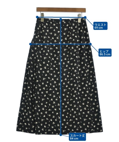 BEAUTY&YOUTH UNITED ARROWS（ビューティーアンドユースユナイテッドアローズ）ロング・マキシ丈スカート 黒 サイズ:M レディース/2200710499080