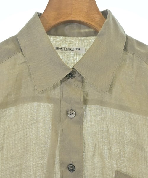 BEAUTY&YOUTH UNITED ARROWS（ビューティーアンドユースユナイテッドアローズ）カジュアルシャツ ベージュ サイズ:S レディース/2200711082199