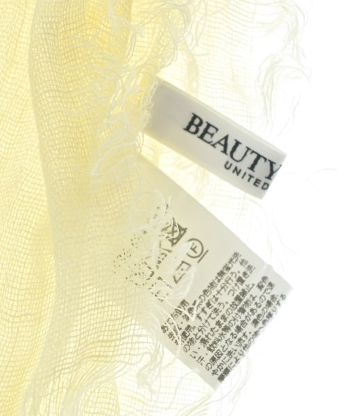 BEAUTY&YOUTH UNITED ARROWS（ビューティーアンドユースユナイテッドアローズ）ストール 黄 サイズ:- レディース/2200712636094