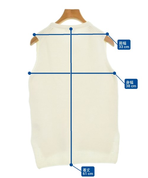 BEAUTY&YOUTH UNITED ARROWS（ビューティーアンドユースユナイテッドアローズ）ベスト 白 サイズ:-(S位) レディース/2200716210016