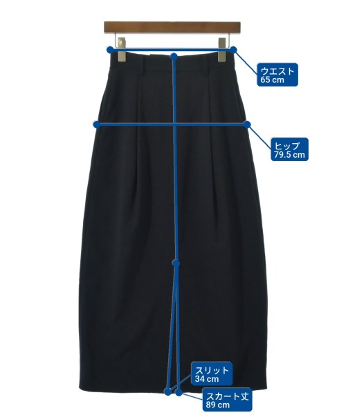 BEAUTY&YOUTH UNITED ARROWS（ビューティーアンドユースユナイテッドアローズ）ロング・マキシ丈スカート 黒 サイズ:XS レディース/2200719183027