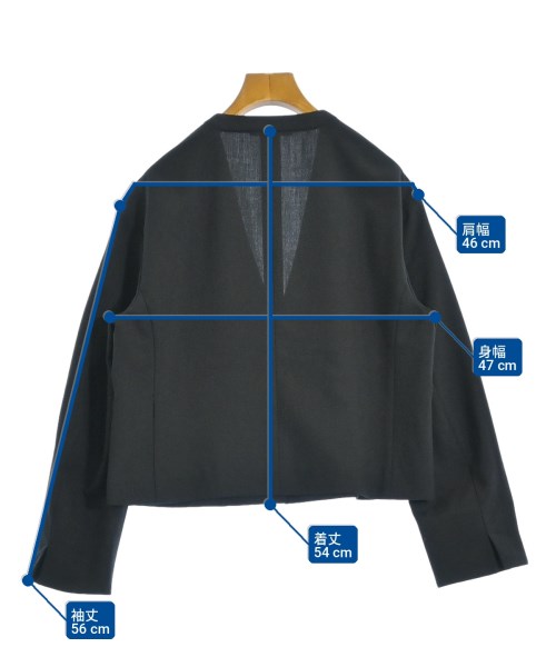 BEAUTY&YOUTH UNITED ARROWS（ビューティーアンドユースユナイテッドアローズ）ノーカラージャケット 黒 サイズ:S レディース/2200719183072