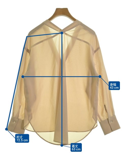 BEAUTY&YOUTH UNITED ARROWS（ビューティーアンドユースユナイテッドアローズ）カジュアルシャツ ベージュ サイズ:F レディース/2200719344022