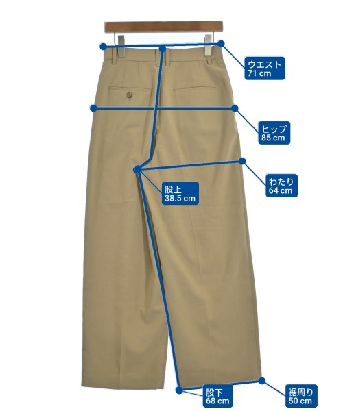 BEAUTY&YOUTH UNITED ARROWS（ビューティーアンドユースユナイテッドアローズ）スラックス 茶 サイズ:M レディース/2200634090165